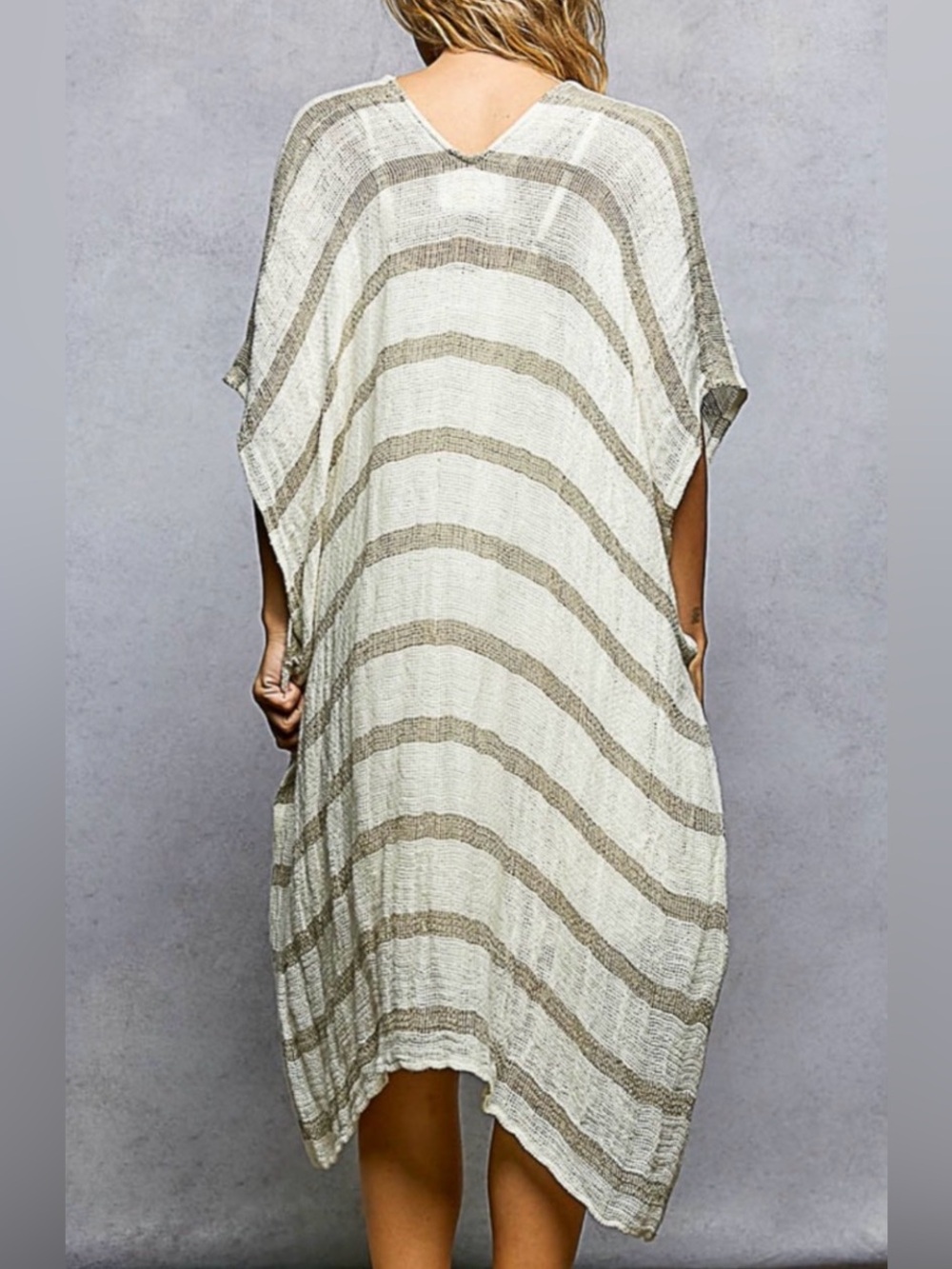 POL Striped Open Cardigan - Picture 2 of 12